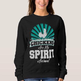 Hühner sind mein geiles Tier-Bauer-Hühnchen Sweatshirt