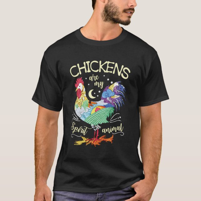 Hühner sind mein Geist T-Shirt (Vorderseite)