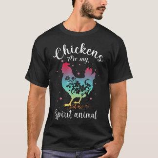 Hühner sind mein Seelentier Tolles Urlaubsfest T-Shirt