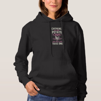 Hühner sind wie Kartoffelchips, man kann nicht nur Hoodie