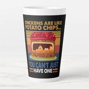Hühner sind wie Kartoffelhühner, die man nicht nur Milchtasse
