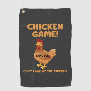 Hühner Spiel Schau nicht auf das Huhn Golfhandtuch