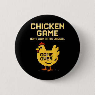 Hühner Spiel Schau nicht auf das Huhn Lustiges Huh Button