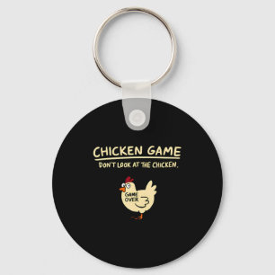 Hühner Spiel Schau Nicht Das Huhn An Lustiges Küke Schlüsselanhänger