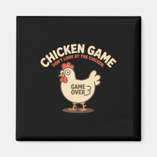 Hühner Spiel Schau Nicht Das Huhn Lustige Herausfo Magnet