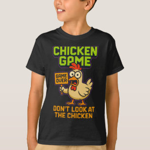 Hühner Spiel vorbei Lustiger Gamer Pixel Retro Arc T-Shirt