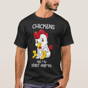 Hühner-Spirit-Animal-Frauen Hühnerbauer Coop Huhn T-Shirt