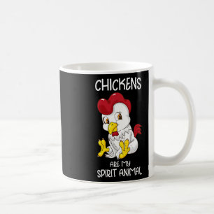 Hühner-Spirit-Animal Frauen Hühnerbauerin Stall Hü Kaffeetasse