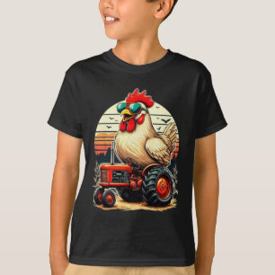 Hühner Sungles Tierfarm Lustig Für Bauern Männer W T-Shirt