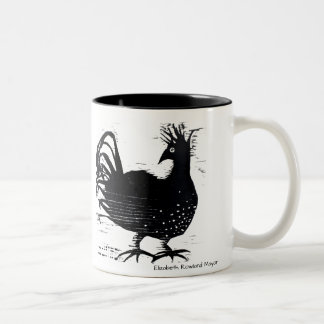 Hühner-Tasse Zweifarbige Tasse