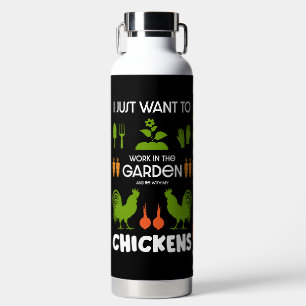 Hühner und Gartenbetriebe Trinkflasche