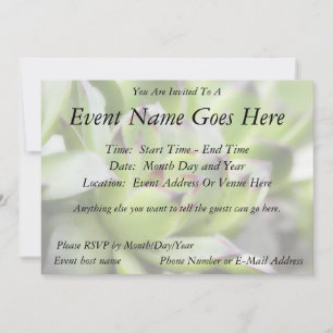 Hühner und Hühner - Sempervivum Einladung