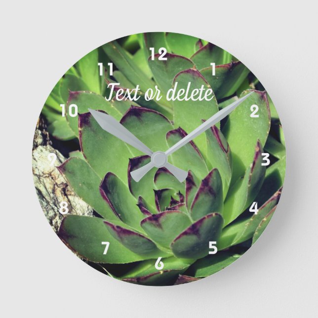 Hühner und Hühnerkulturen Personalisiert Runde Wanduhr (Vorderseite)