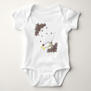 Hühner und Küken Baby Strampler