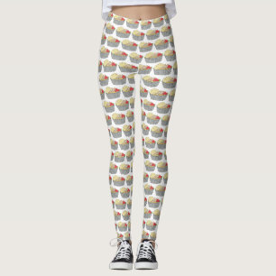 Hühner- und Reisplatterplatte NYC Halal Cart Food Leggings