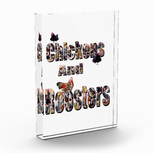 Hühner und Rinder, Fotoblock (Links)