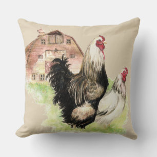 Hühner- und Roosterzuchtvögel Kissen