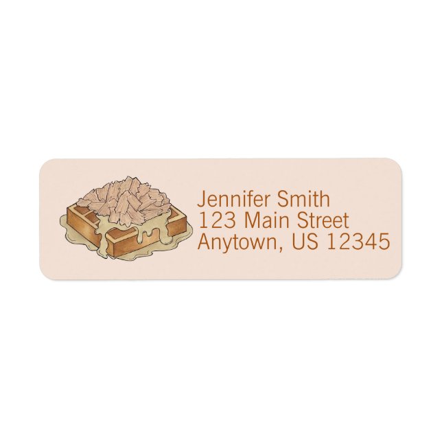 Hühner und Waffeln Pennsylvania Dutch Amish Food (Vorne)