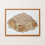 Hühner und Waffeln Pennsylvania Dutch Amish Food<br><div class="desc">Das Design präsentiert eine originelle, kulinarische Marker-Illustration von Hühnchen und Waffeln im PA-Stil, einem Grundnahrungsmittel der niederländischen Küche aus Amish und Pennsylvania. Ideal für Ihren Lieblings-Feinschmecker, Pennsylvanian, oder Fan der PA Dutch Cooking.</div>