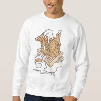 Hühner und Waffeln Sweatshirt