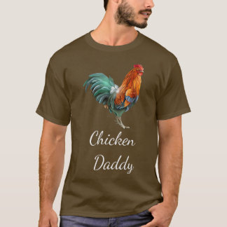 Hühner Vater Funny Chicken Bauer Hühnerpapi Roo T-Shirt
