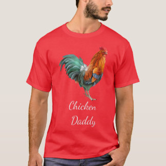 Hühner Vater Funny Chicken Bauer Hühnerpapi Roo T-Shirt
