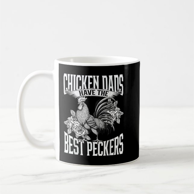 Hühner-Vater haben die besten Speckhühner Liebe Kaffeetasse (Links)