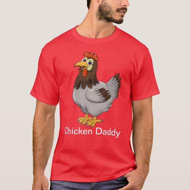 Hühner Vater T Shirt (Vorderseite)