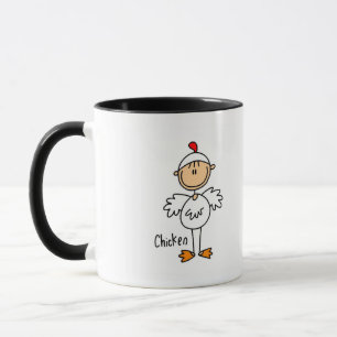 Hühner-Verkleidungs-T-Shirts und Geschenke Tasse