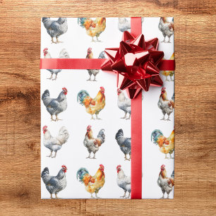 Hühner-Verpackungspapier Geschenkpapier