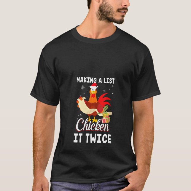 Hühner Witze Frauen Christmas Geschenk T-Shirt (Vorderseite)