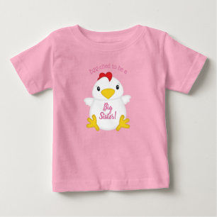 HühnerBaby-Dusche Rosa Farm Baby T-shirt