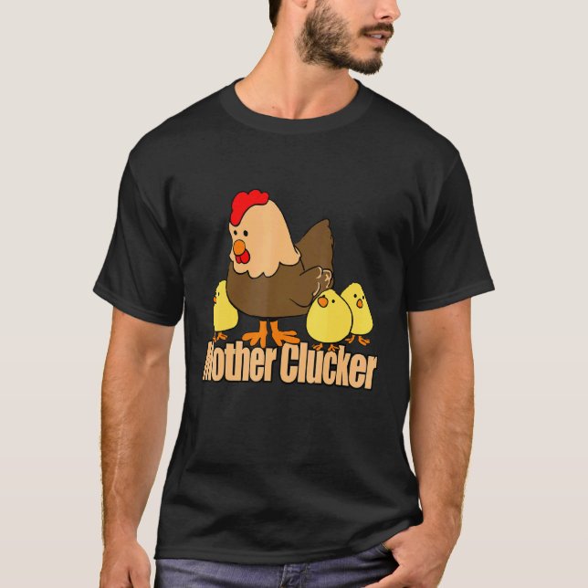 Hühnerbauer Henne T-Shirt (Vorderseite)