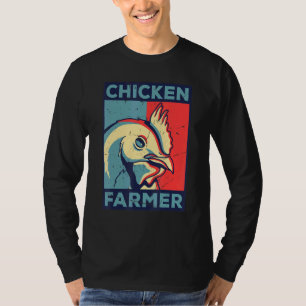 Hühnerbauer Landwirtschaft Agrarier Landwirt Bauer T-Shirt
