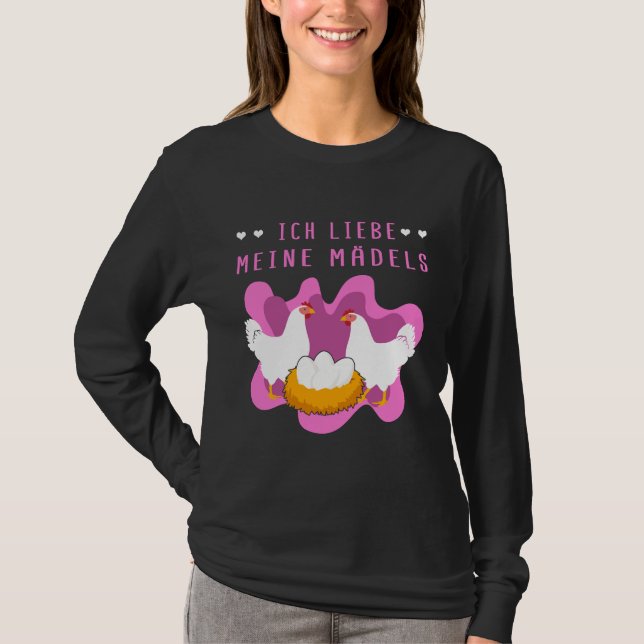 Hühnerbesitzer T-Shirt (Vorderseite)
