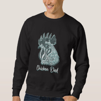 HühnerDaddy für Geflügel Retro The Chicken Whisky Sweatshirt