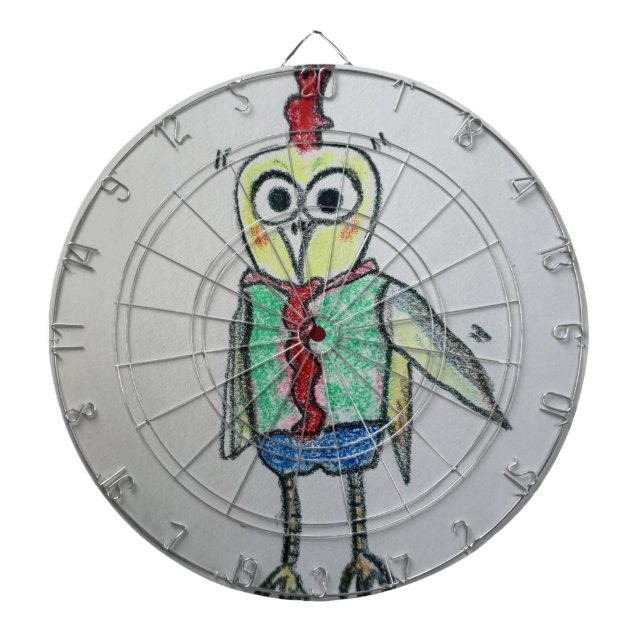 Hühnerdartboard Dartscheibe (vorne)