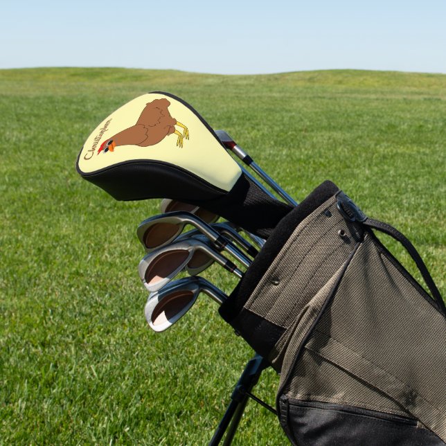 Hühnerdesign Golf Headcover (In SItu)