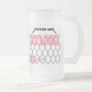 Hühnerdraht Mattierte Bier-Tasse Mattglas Bierglas