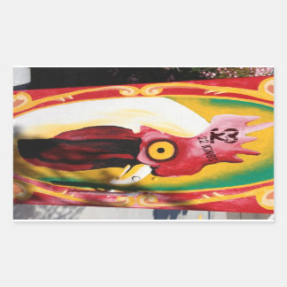 Hühnerfalke-Aufkleber Rechteckiger Aufkleber