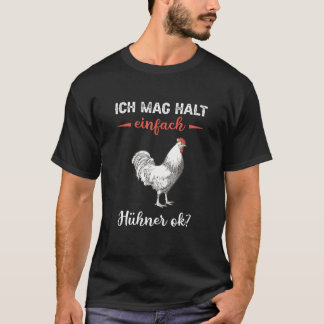 Hühnerfarm Gestochen Hühnerzucht T-Shirt