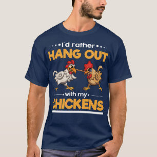 Hühnerfarm lustige Bauernhof Tier Huhn T-Shirt