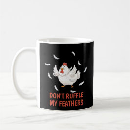 Hühnerfedern Kaffeetasse