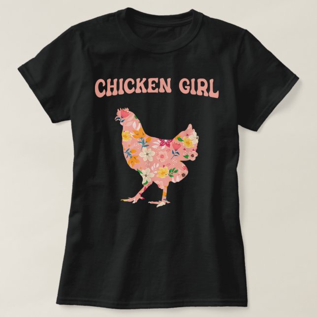 Hühnerflossen Ei Hen Bauer Grower Backyard T-Shirt (Design vorne)