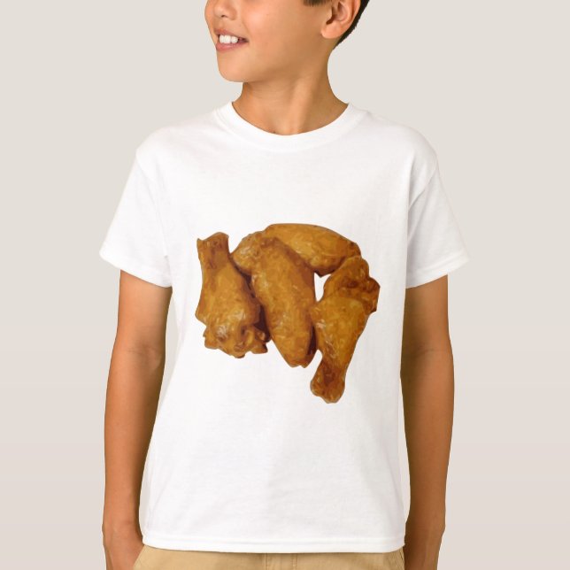 Hühnerflügel-knusperiges köstliches T-Shirt (Vorderseite)
