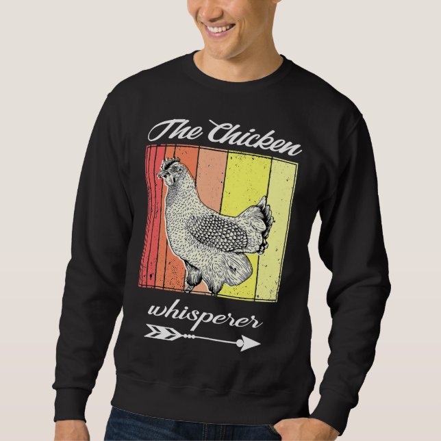 Hühnerflüster geplagtes Geflügel Sweatshirt (Vorderseite)