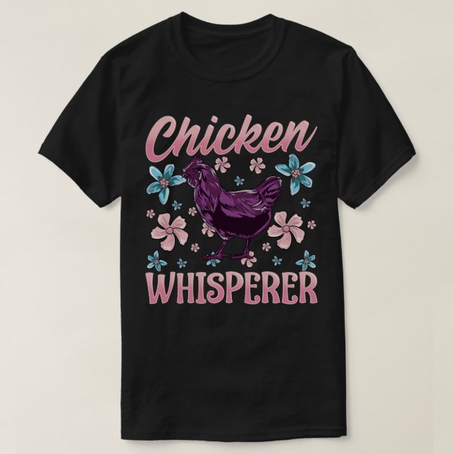 Hühnerflüster Hühner Hühner Frauengeschenk T T-Shirt (Design vorne)