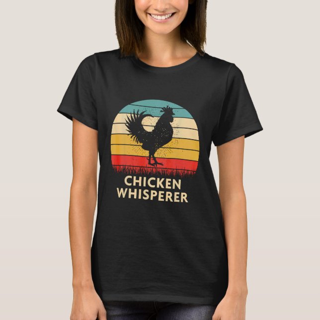 Hühnerflüster Vintag Retro T-Shirt (Vorderseite)