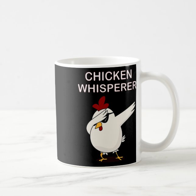 Hühnerflüsterer Dabbing-Shirt Kinder Dab Chi Kaffeetasse (Rechts)