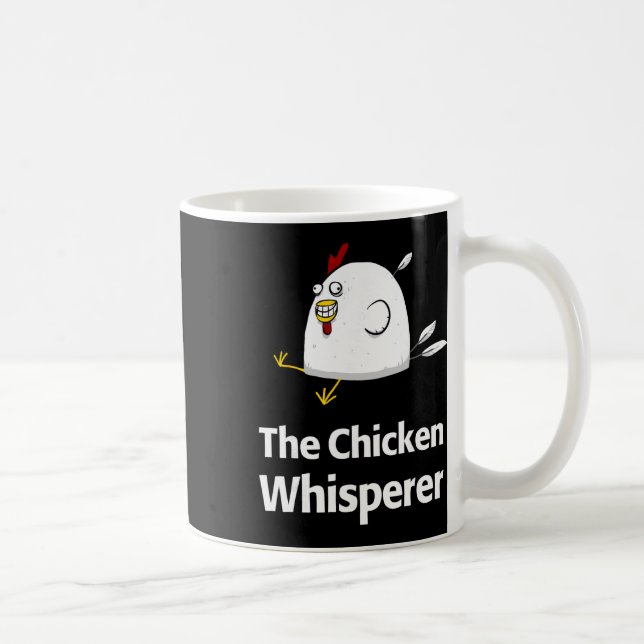 Hühnerflüsterer Einzigartiger Eierbauer Geflügel  Kaffeetasse (Rechts)